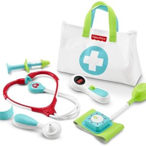 Fisher-Price Medical Kit, White, Green And Blue And Red, Model:DVH14
