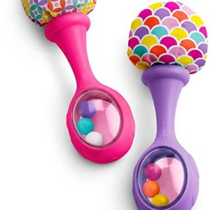 Fisher-Price Rattle 'n Rock Maracas, Pink/Purple [Amazon Exclusive]